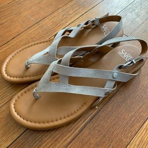 Franco Sarto Gretchen Sandals, Gray, 8.5